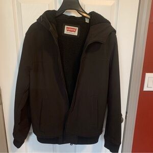 Levi's Black Sherpa Jacket